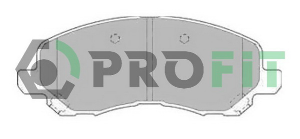 Sada brzdových platničiek kotúčovej brzdy ESO Autotechnics LLC